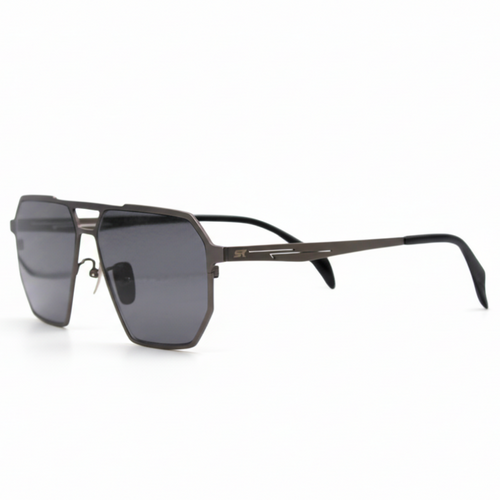 SkyRift Vector performance sunglasses with lightweight titanium frame and gradient lenses on white background