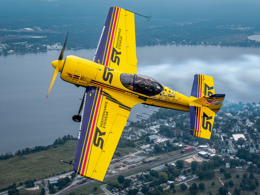 SR™ eyewear tested in flight